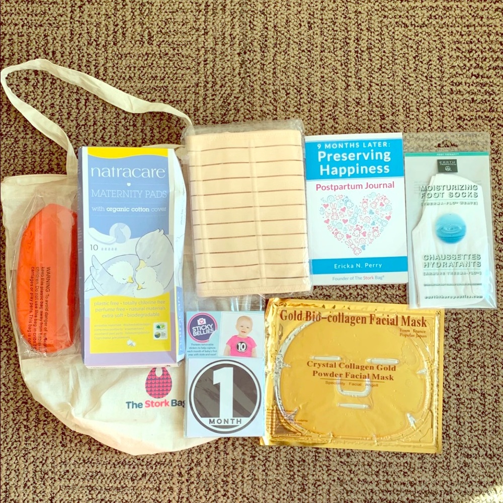 Postpartum bag kit postpartum belt, book and extra